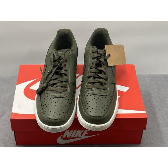 Nike Men’s Court Vision Next Nature Athletic Shoes Size 10.5 Low Cargo Khaki - Picture 1 of 5